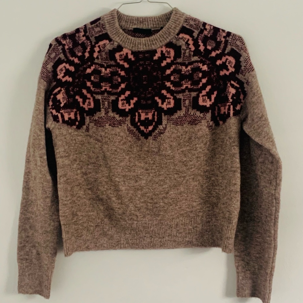 ATM Anthony Thomas Melillo Oversized Crew Neck Sweater